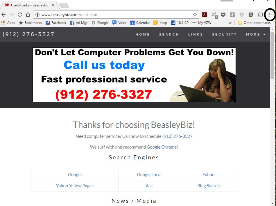 Click the settings icon